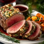 Quick Christmas Stuffed Beef Tenderloin First Image First Image