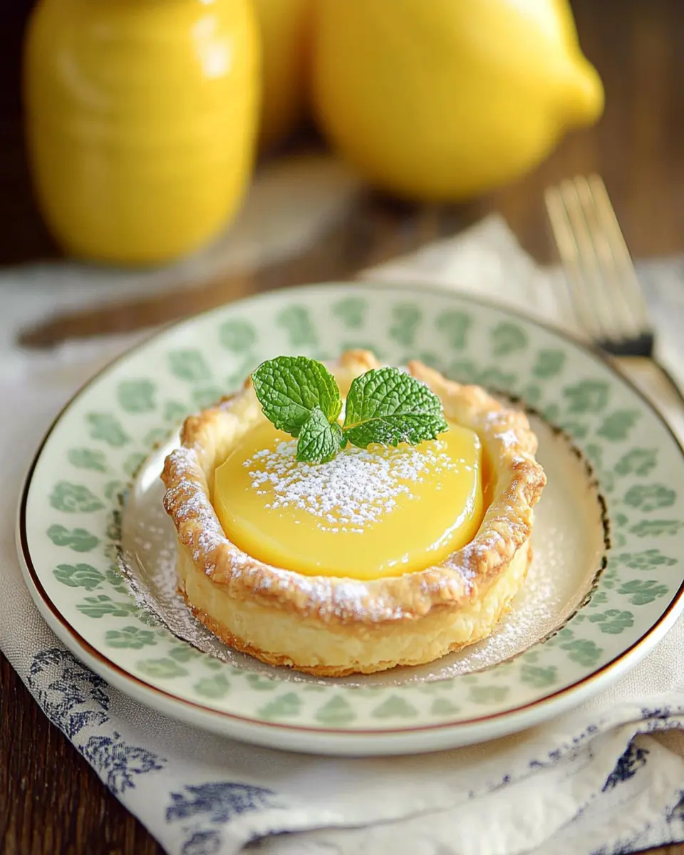 Lemon curd puff pastry First Image First Image