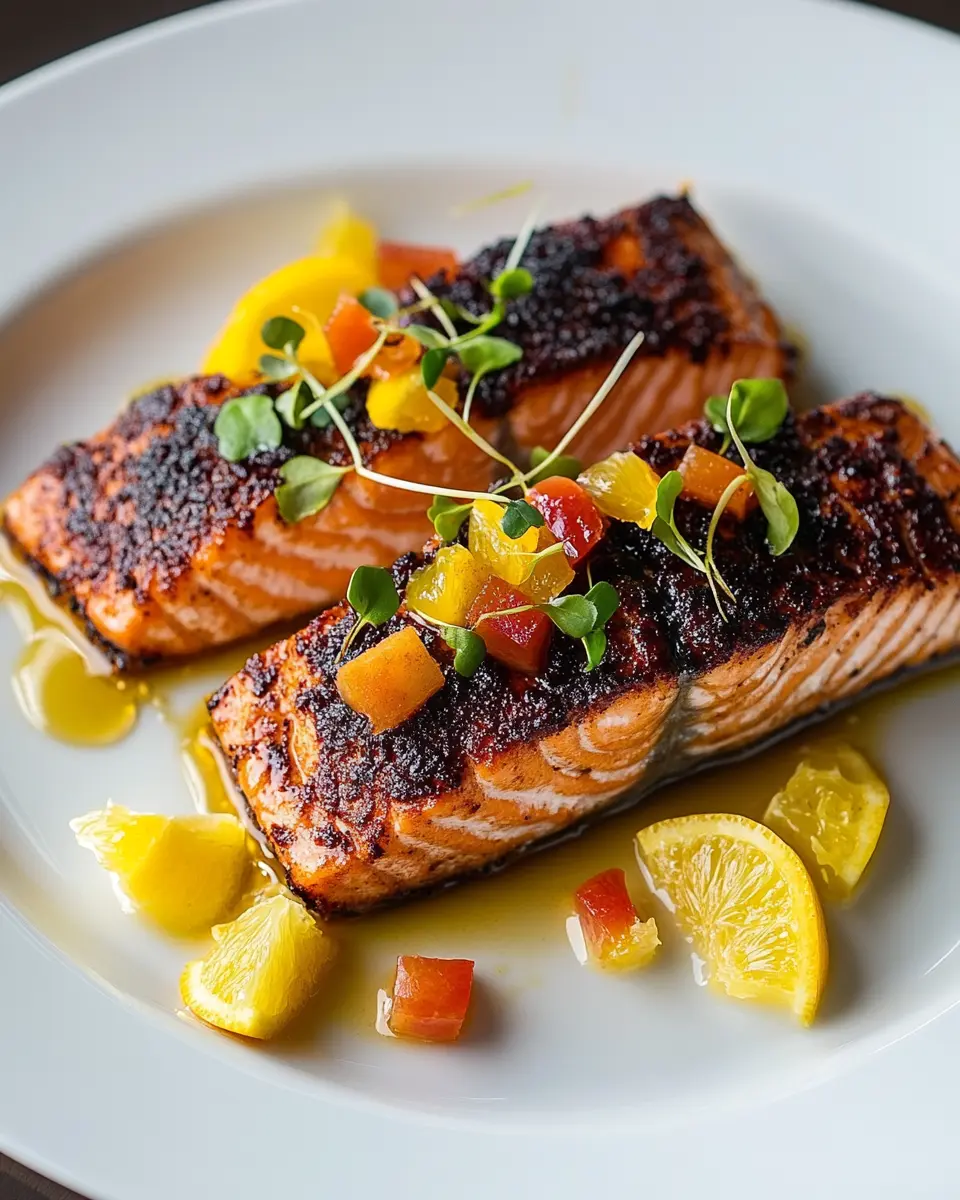 Cocoa Spiced Salmon First Image First Image