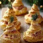 Ham & Cheese Puff Pastry Christmas Trees First Image First Image