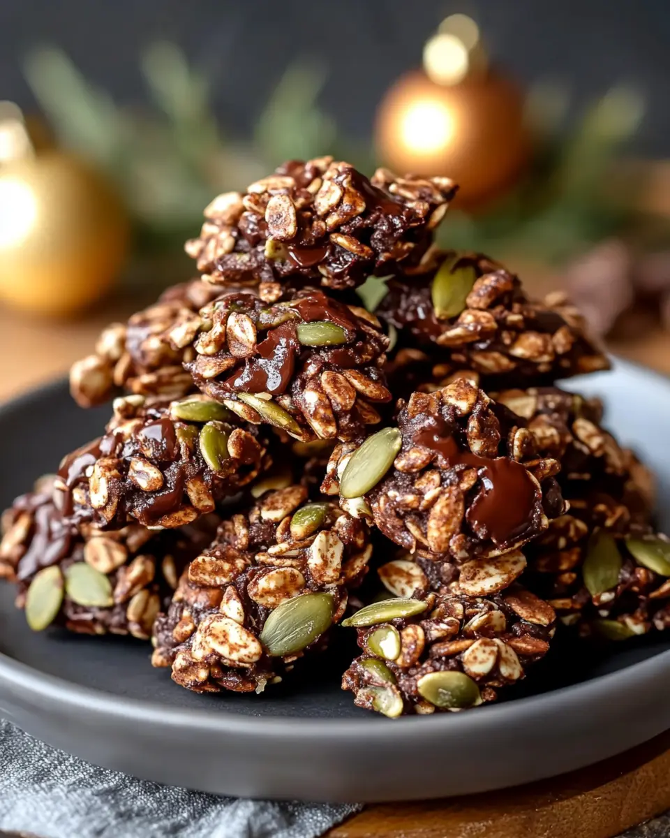 Christmas Spiced Pumpkin Seed Clusters: Irresistibly Sweet & Crunchy