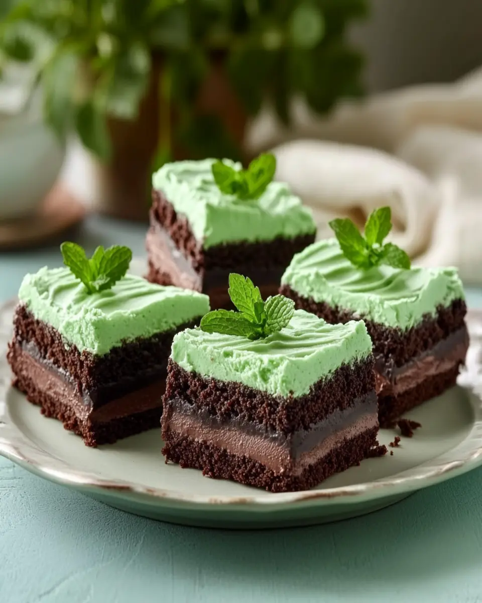 Mint Brownies That Melt in Your Mouth: Irresistibly Rich Delight