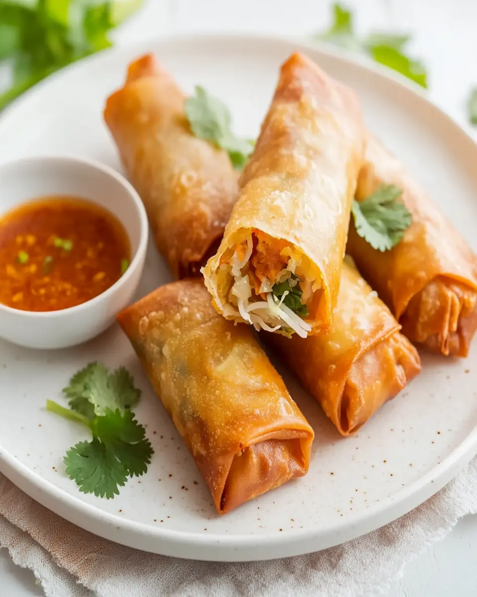 Crispy Seafood Egg Rolls First Image First Image