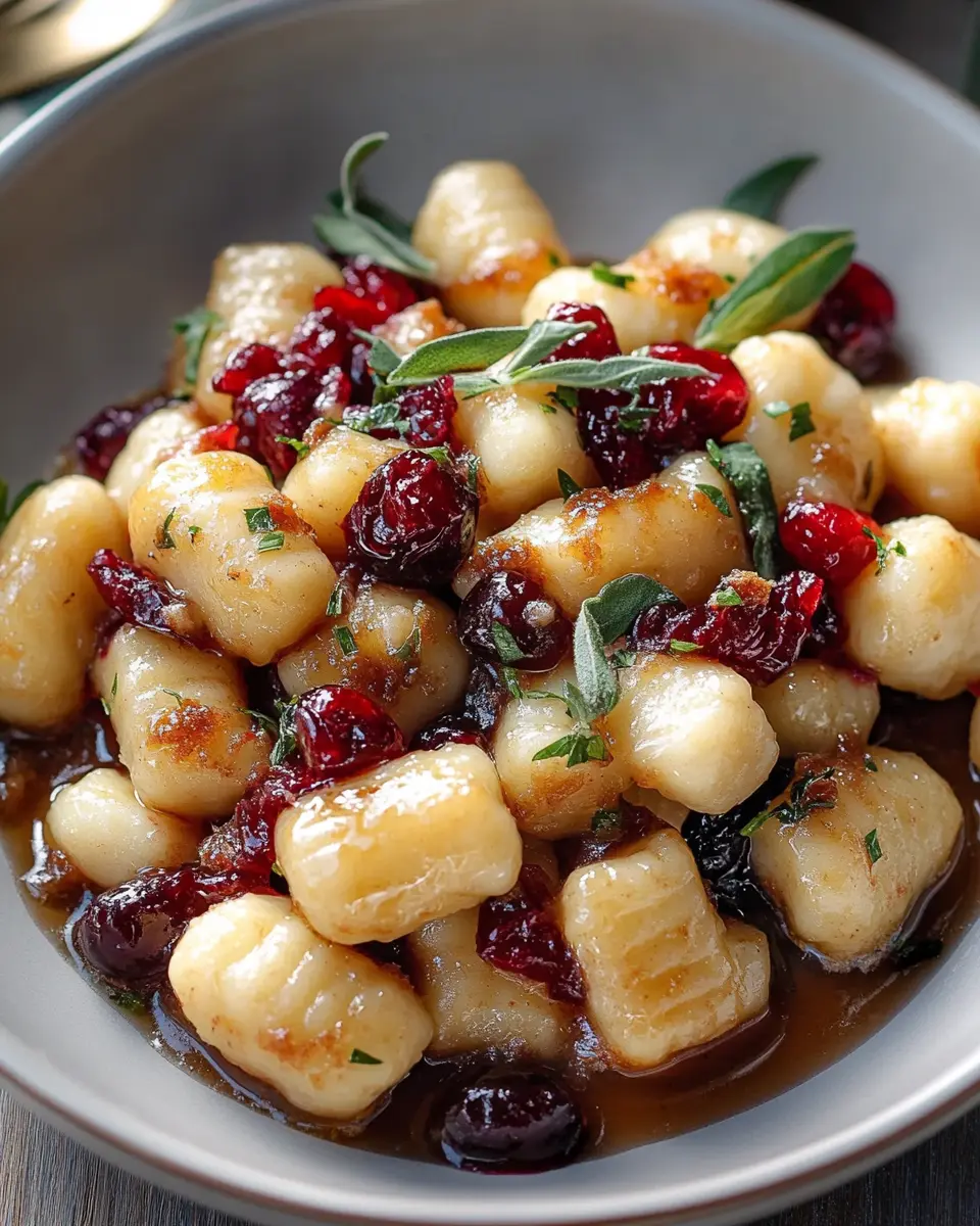 Cranberry Ricotta Gnocchi: Indulgent Brown Butter Bliss!