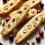 Cranberry Pistachio Biscotti First Image First Image