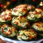 Christmas Festive Zucchini & Cheese Bites First Image First Image