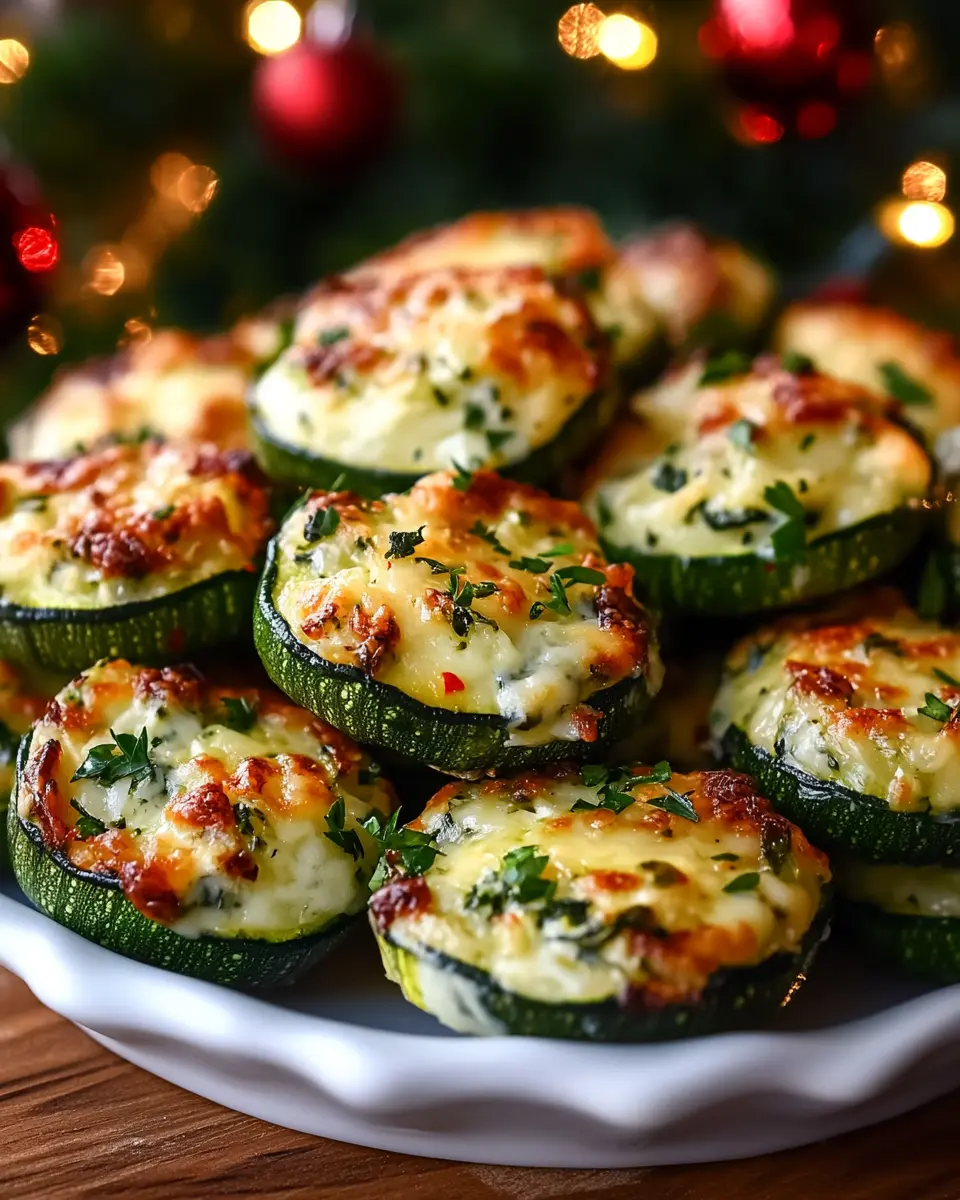 Christmas Festive Zucchini & Cheese Bites You’ll Crave This Season