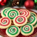Christmas Pinwheel Sugar Cookies First Image First Image