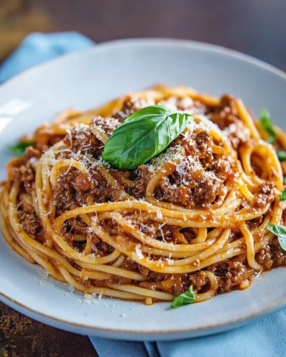 Beef Bolognese with Linguine: Indulgent Comfort in Every Bite