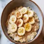 No sugar added breakfast banana oatmeal First Image First Image
