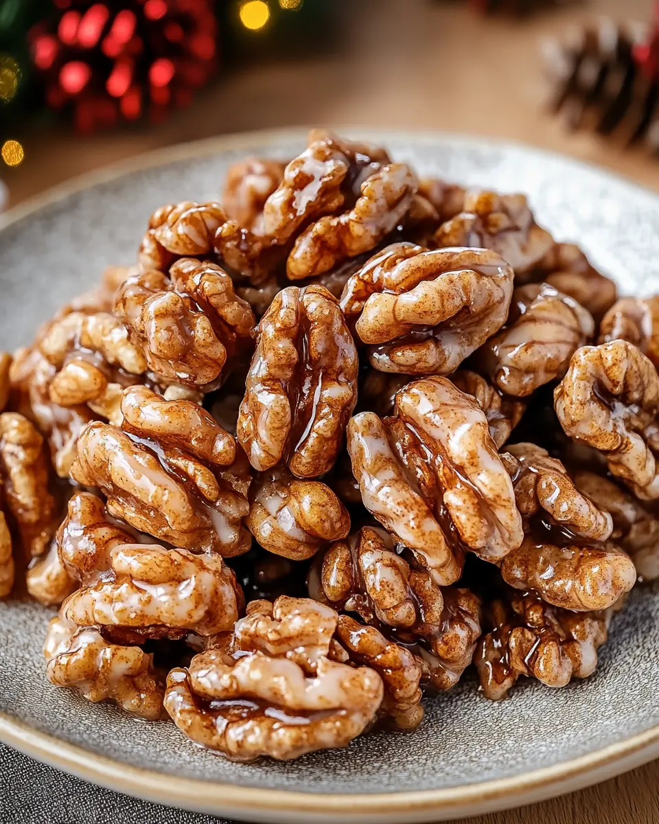 Christmas Cinnamon-Glazed Walnuts: Irresistibly Sweet Allulose Drizzle