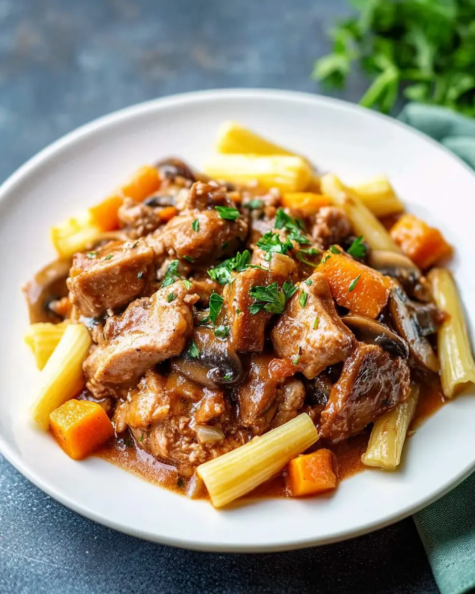 Pressure Cooker Mushroom Pork Ragout: Your New Comfort Dish