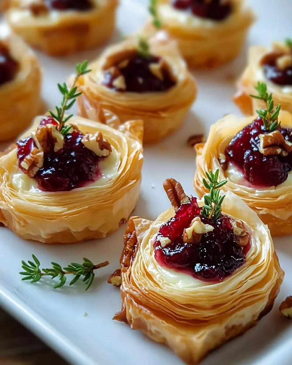 Cranberry Pecan Phyllo Spirals: Irresistibly Tasty Treats
