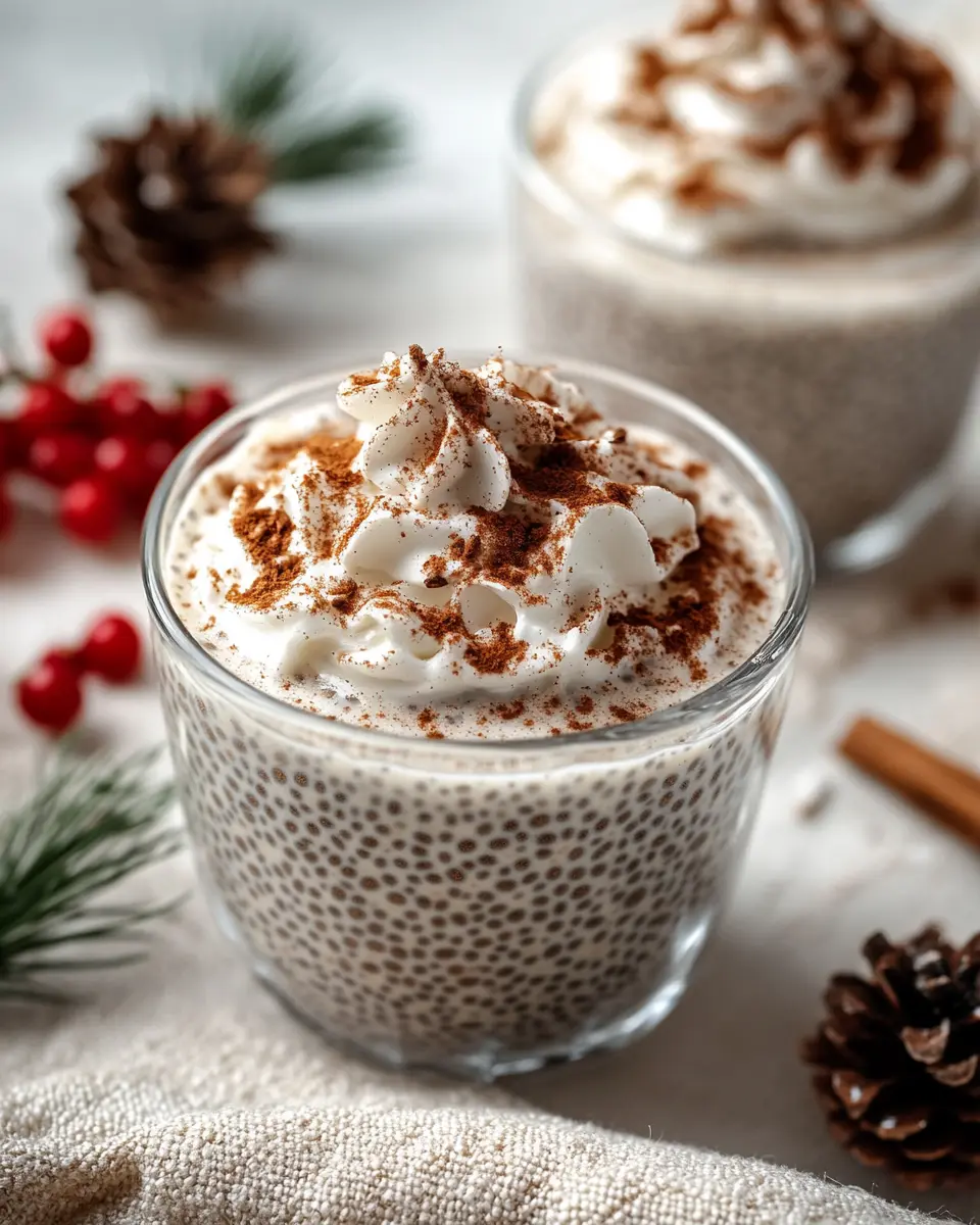 Christmas Keto Eggnog Chia Pudding: Indulge in Guilt-Free Joy