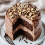 Chocolate Hazelnut Cake with Nutella Frosting First Image First Image
