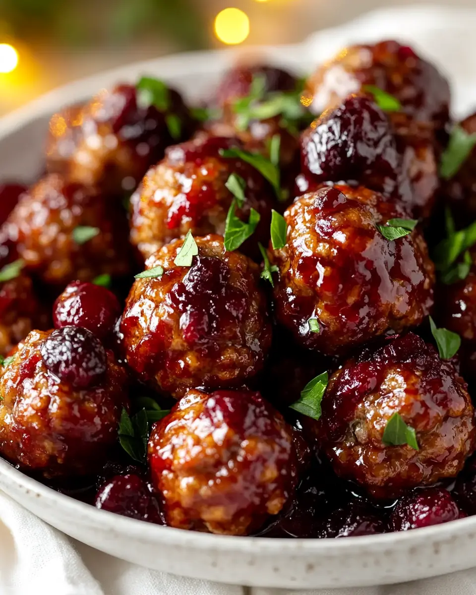 Best Christmas Cranberry Meatballs: Joyful Holiday Flavor!