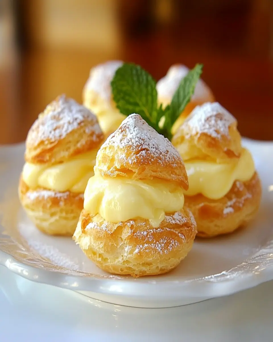 Lemon Cream Puffs First Image First Image