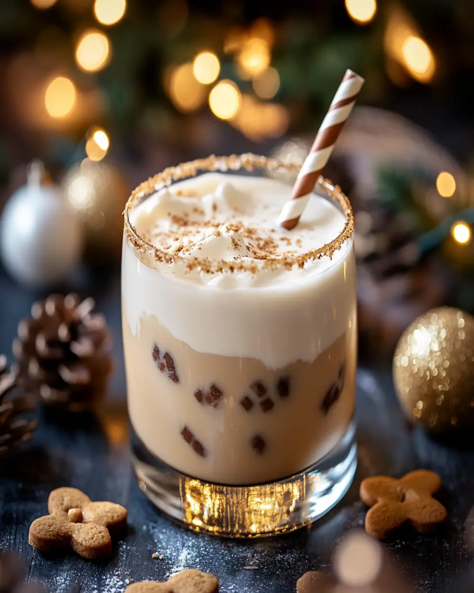 Gingerbread White Russian Holiday Cocktail: Irresistibly Cozy!