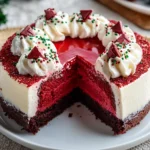 Christmas Red Velvet Cheesecake First Image First Image