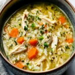 Homemade Chicken And Rice Soup First Image First Image