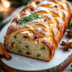 Festive Christmas Bread First Image First Image