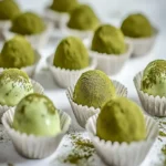 White Chocolate Matcha Truffles First Image First Image