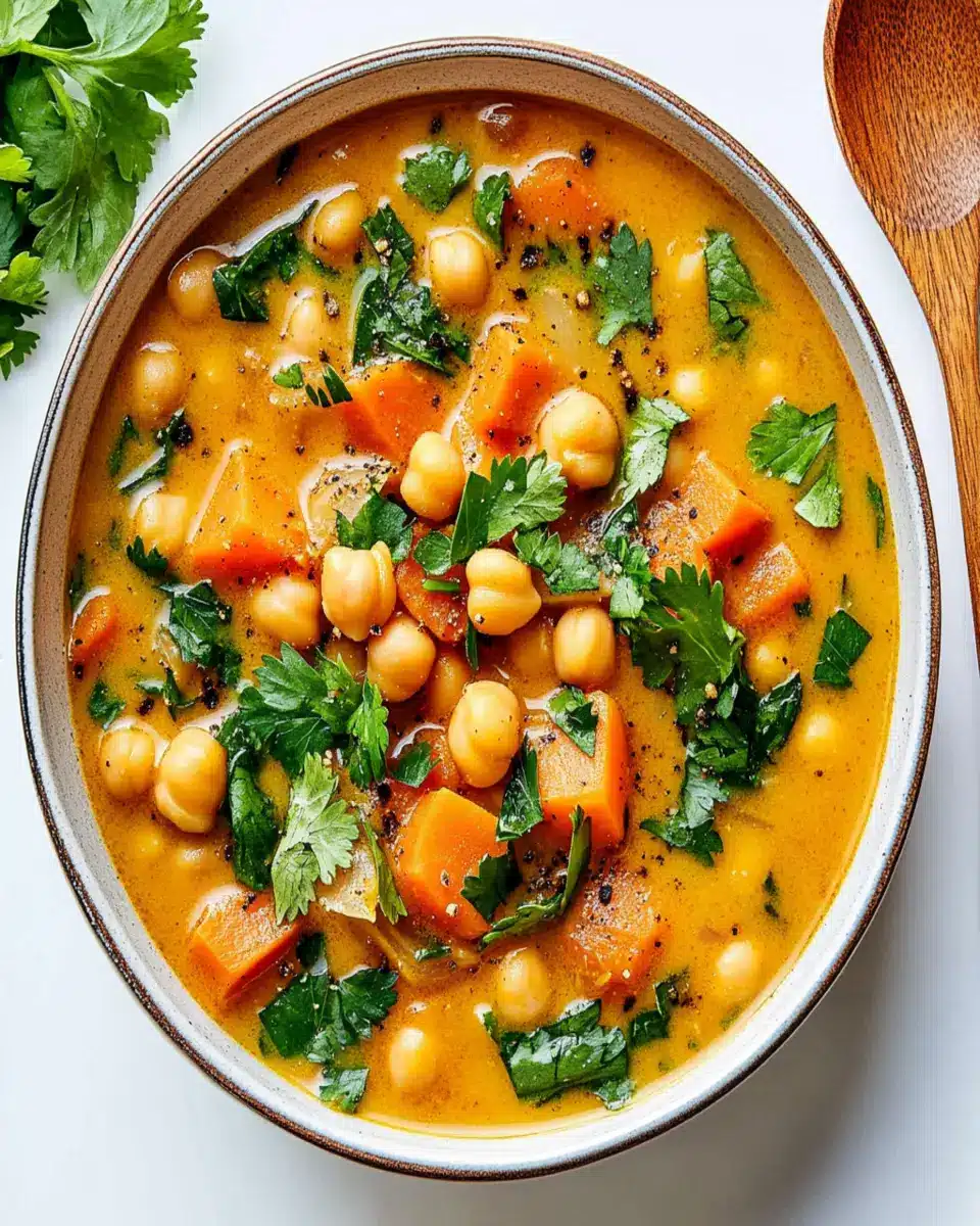 20-Minute Simple Chickpea Soup: Cozy Comfort in a Bowl