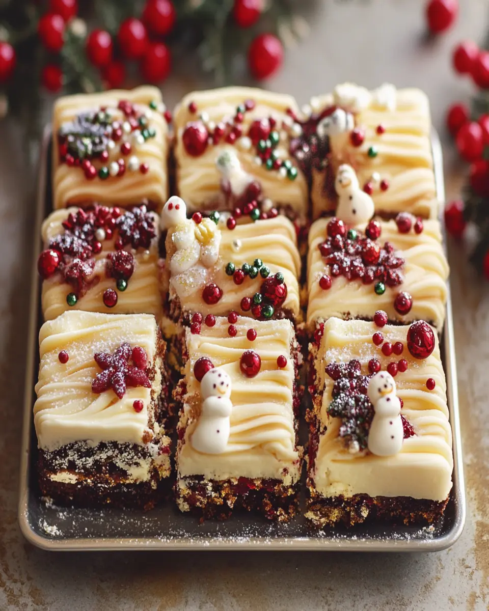 Easy Christmas Cake Traybake First Image First Image