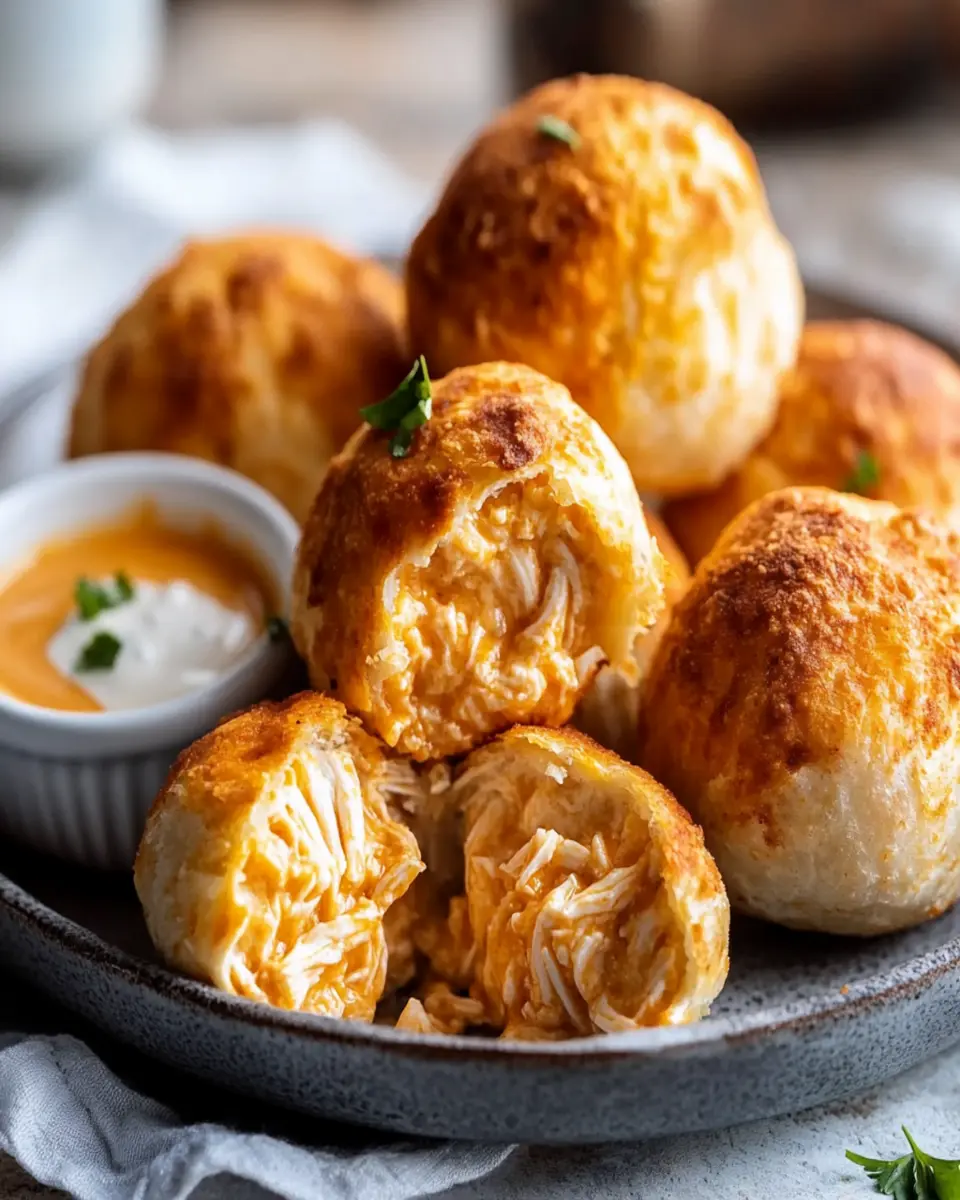 Buffalo Chicken Bombs: Irresistibly Cheesy Game Day Treats