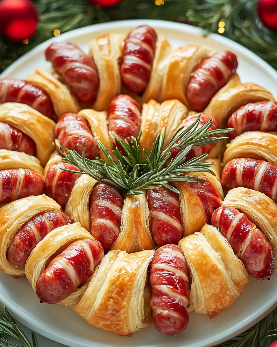 Candy Cane Pigs in a Blanket First Image First Image