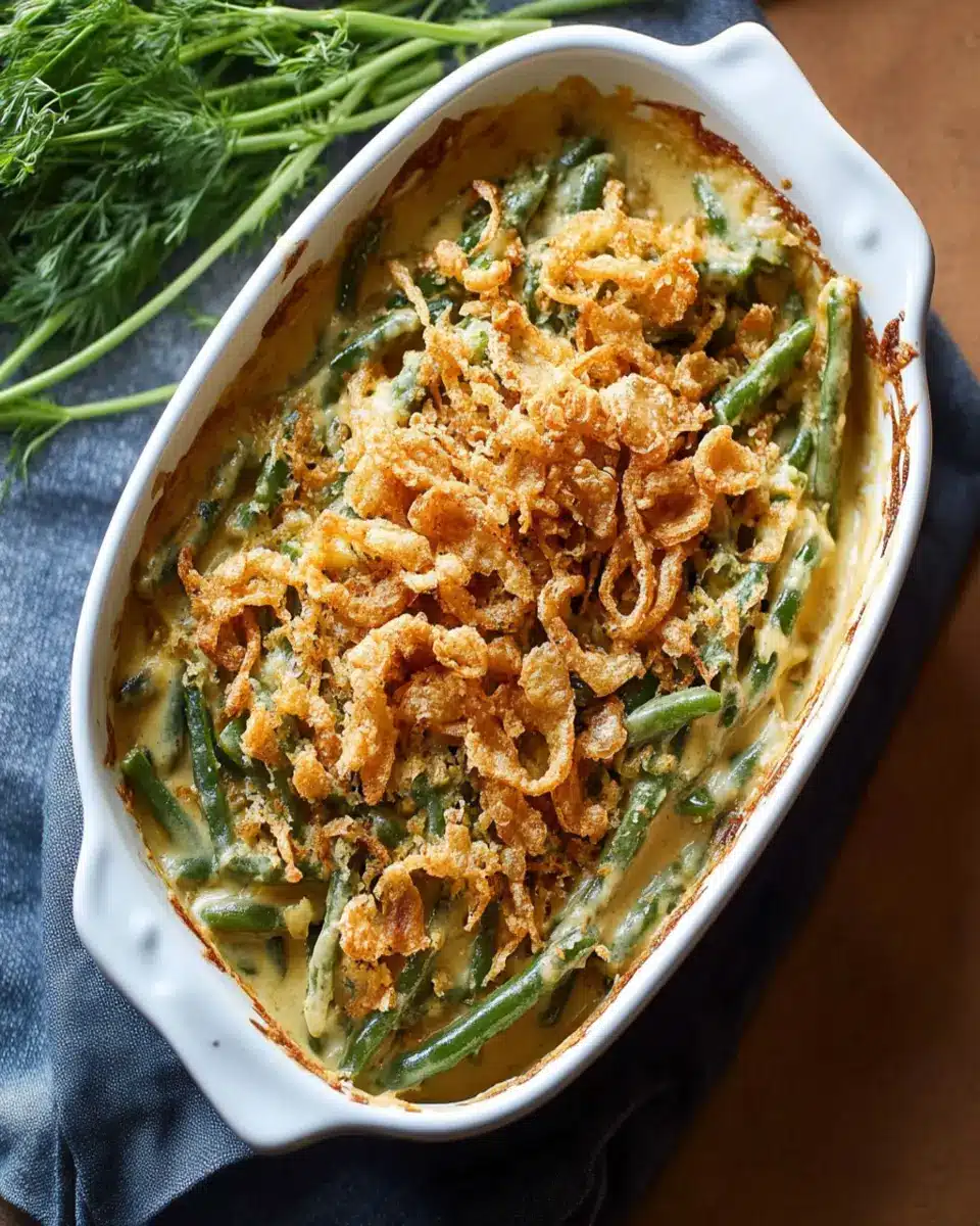 Beer Cheese Green Bean Casserole: Indulgent Comfort Awaits
