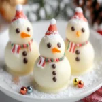 No-Bake Snowman Truffles First Image First Image