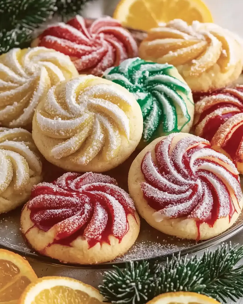 Twisted Christmas Cookies with Almond & Citrus Icing First Image First Image