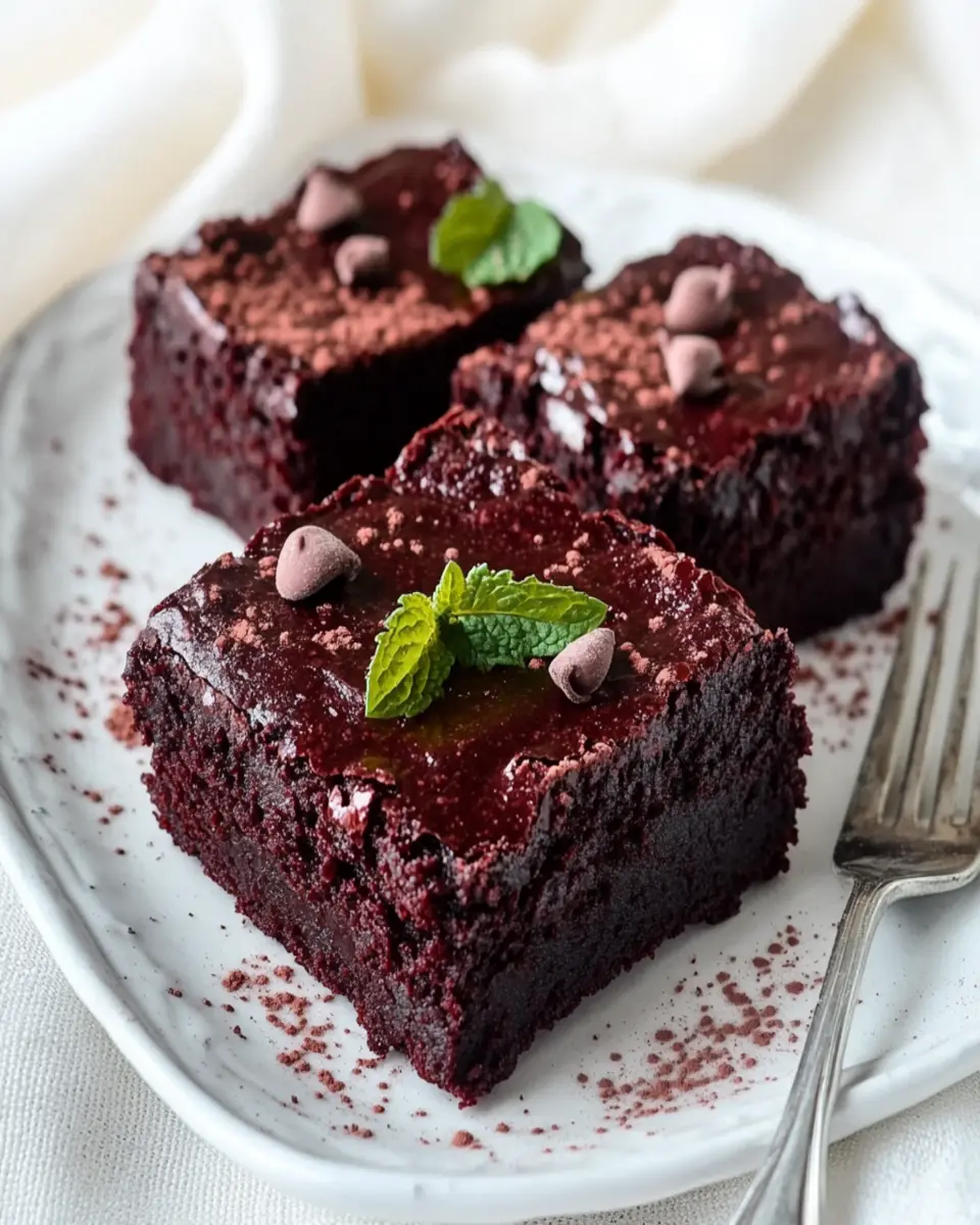Flourless Beet Brownies: Indulgently Rich with a Healthy Twist
