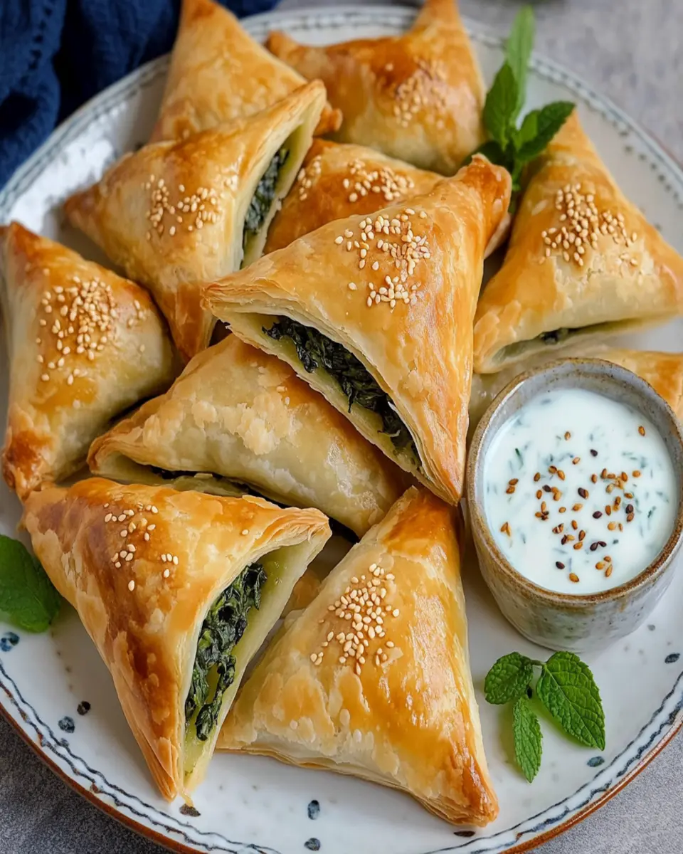 Lebanese Spinach Pies: Effortlessly Flavorful and Satisfying!