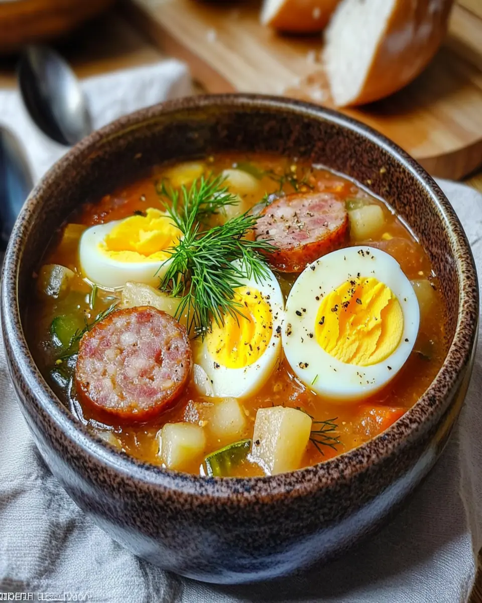 Polish Sour Rye Soup: The Best Comfort Food You’ll Crave