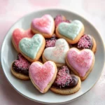 Sparkle Sweetheart Cookies First Image First Image