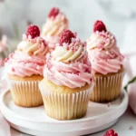 Cream Soda and Raspberry Cupcakes First Image First Image