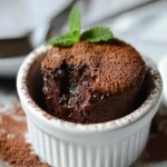 Keto Chocolate Soufflé First Image First Image
