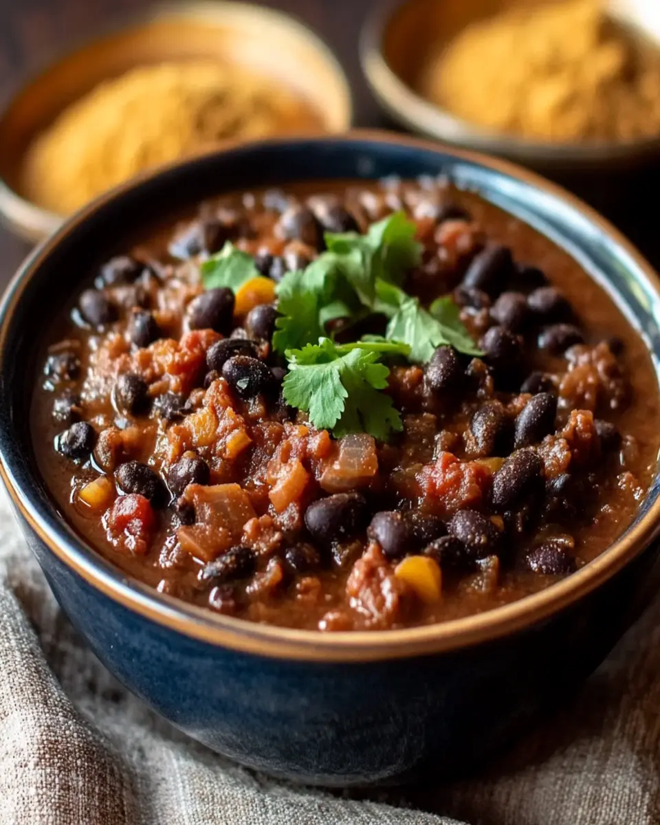 Brazilian Black Bean Stew: Comforting & Hearty with Cassava Flour