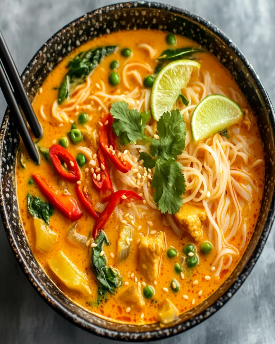 Thai Curry Noodle Soup First Image First Image