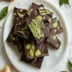 Chocolate Ginger Bark with Green Tea Powder First Image First Image