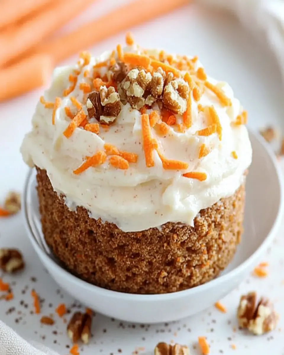 5-Minute Keto Carrot Cake Mug Cake First Image First Image
