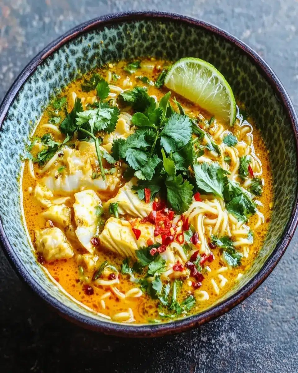 Burmese Fish Noodle Soup: Irresistibly Cozy and Flavorful