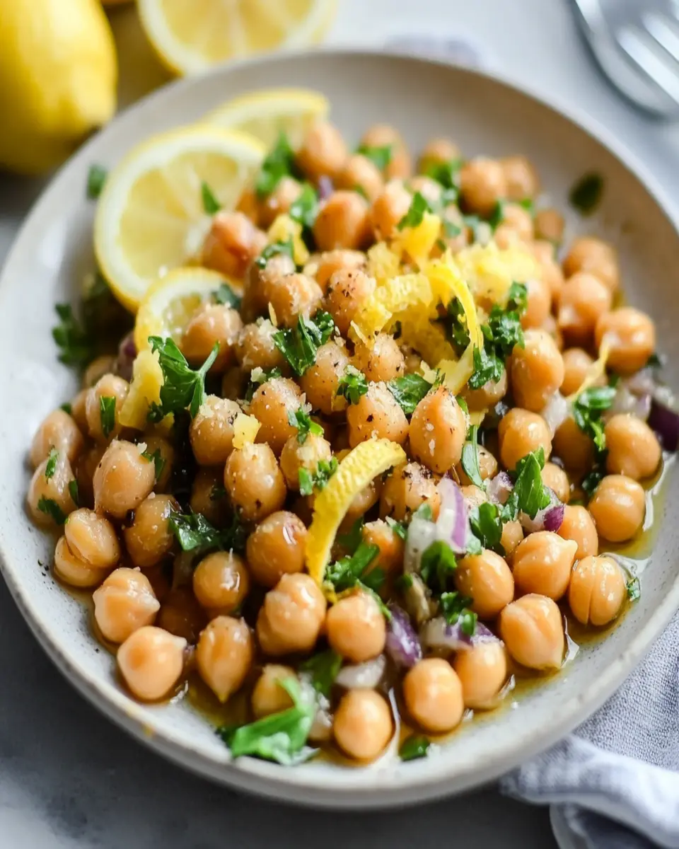 Warm Chickpeas with Lemon: The Best Cozy Comfort Food