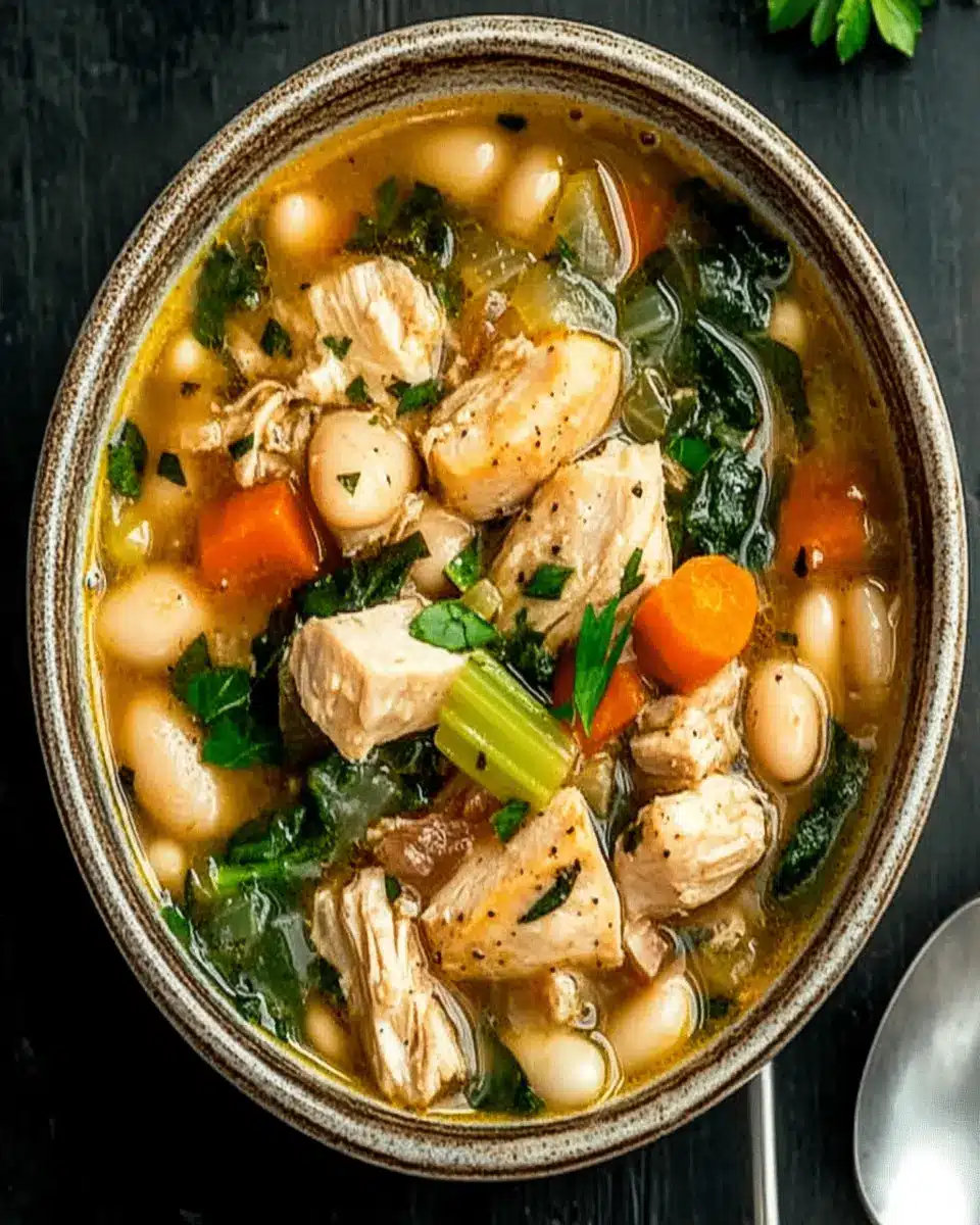 Hearty Chicken and White Bean Stew: Cozy Comfort in a Bowl