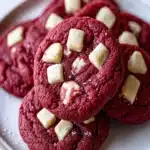 Red Velvet Cookies With White Chocolate Chunks First Image First Image