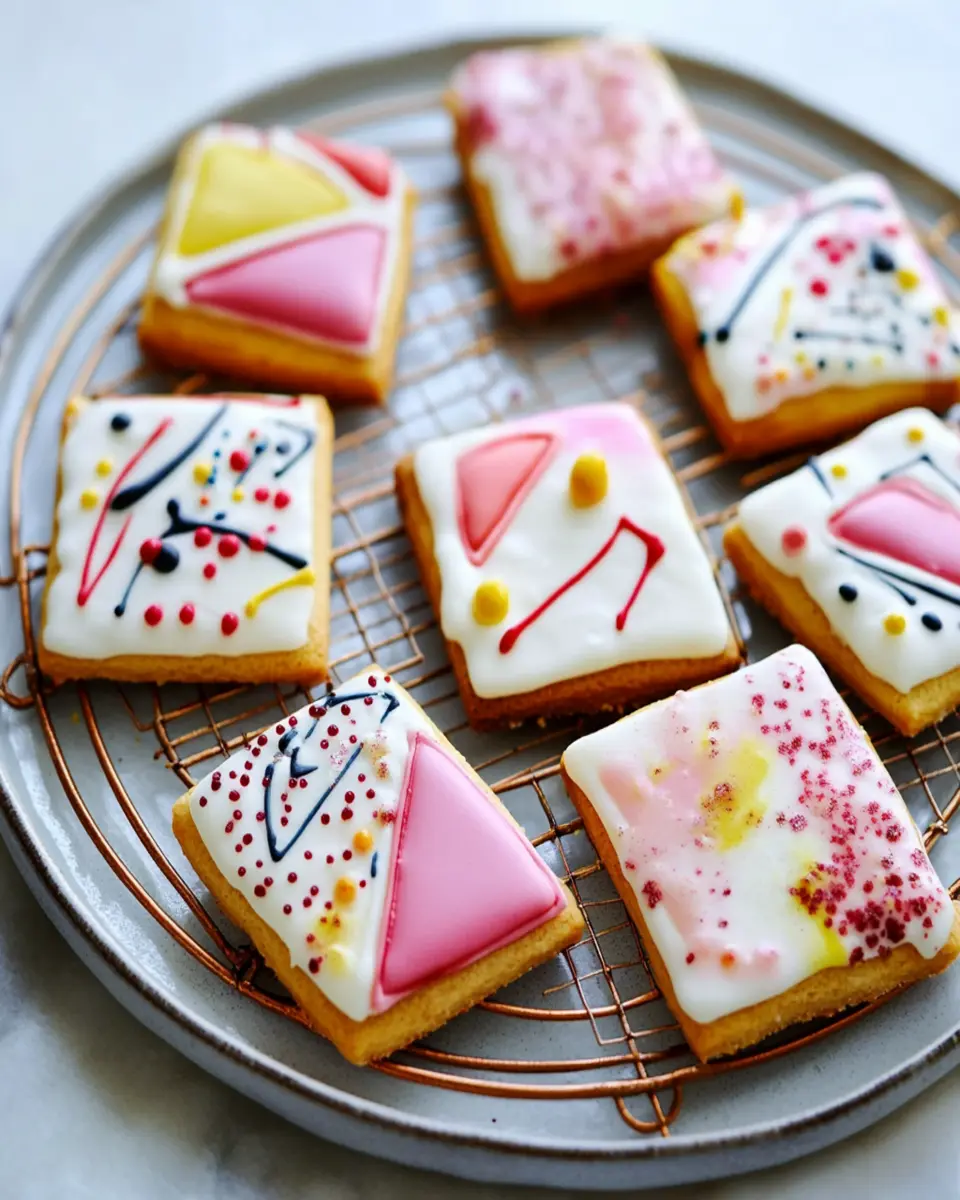 Abstract Art Cookies: Indulge in Colorful Sweet Creativity