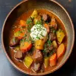 Yemeni Meat Stew with Fenugreek Foam First Image First Image