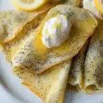 Low-Carb Poppyseed Lemon Crepes First Image First Image